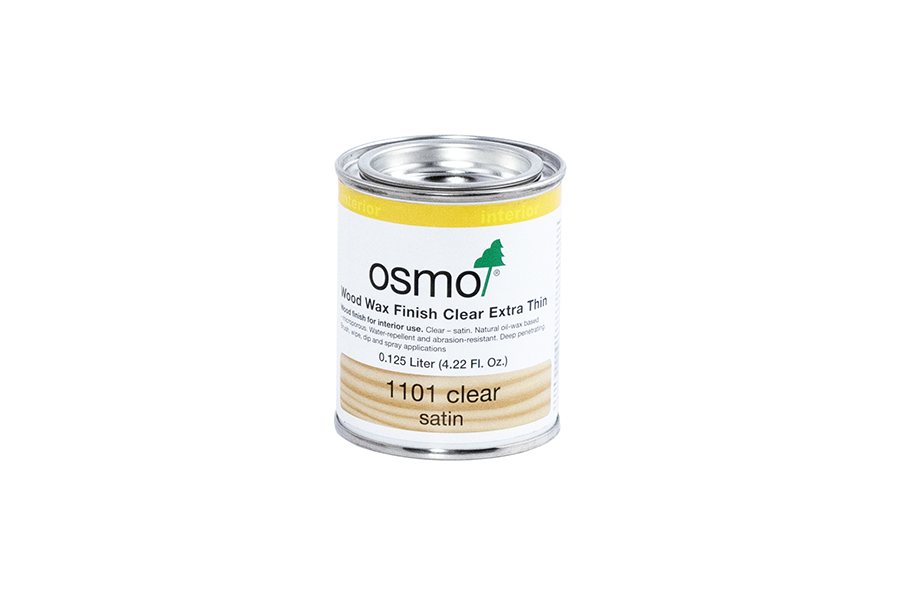 オイデルミン　125 Osmo Wood Wax Finish Clear Extra Thin 1101 — Heartwood Tools